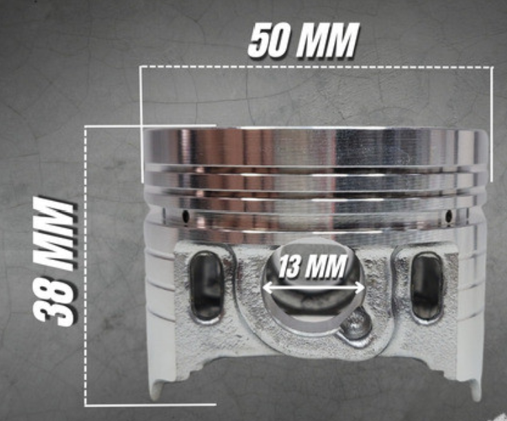 50mm Motorcycle Piston Kit for Honda Wave 110 KFL gallery image